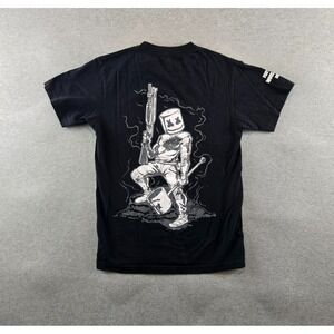 Marshmello x Fortnite T Shirt Mens Small Black World Cup 2019 Combat Graphic Tee